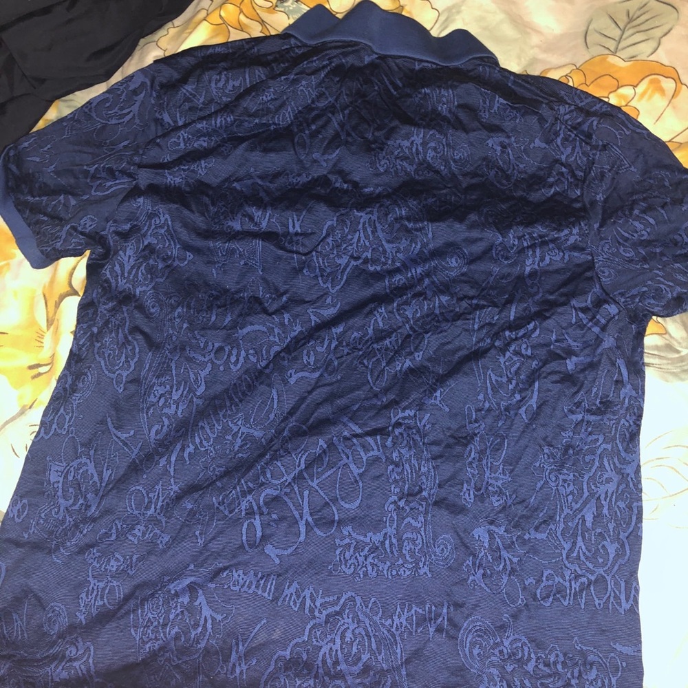 Men’s Versace polo shirt size l brand new blue
